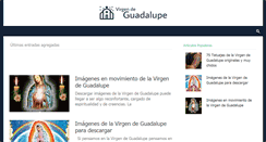 Desktop Screenshot of imagenesdelavirgendeguadalupe.com