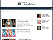 Tablet Screenshot of imagenesdelavirgendeguadalupe.com